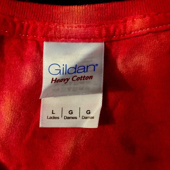 TIE-DYE WOMENS T-SHIRT - Picture 2 of 2